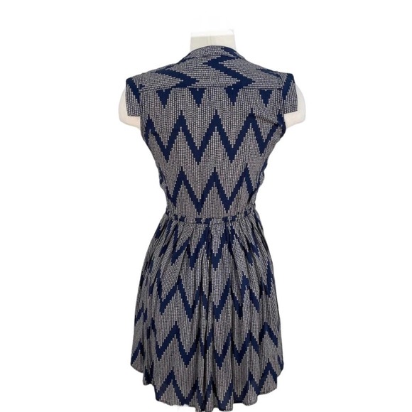 11.1.TYLHO Polka Dot West Street Shirt Button Down Cap Sleeve Dress Size Large - Picture 8 of 10